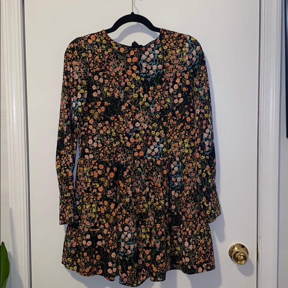 Zara basic floral print romper